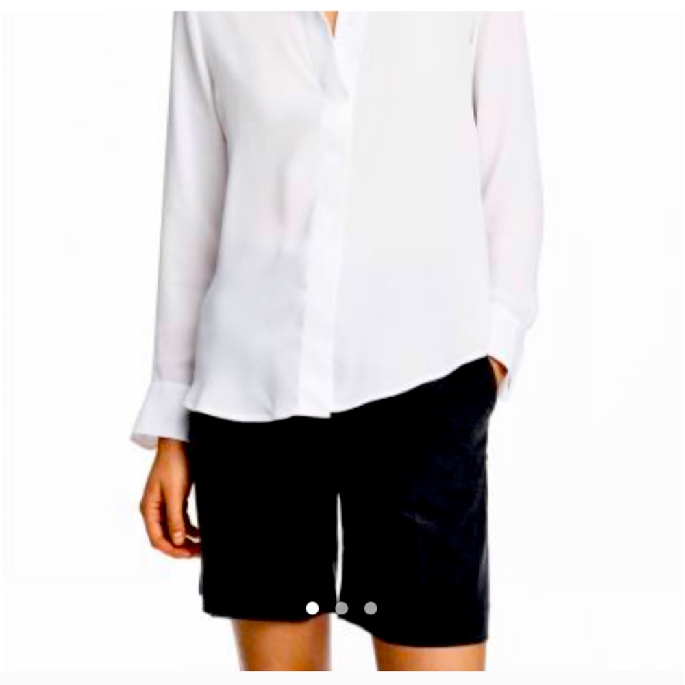 H&M Black Wide-Cut Shorts Size 8